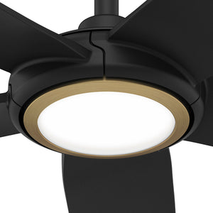 Hunter - 53642 - 44" Ceiling Fan - Zentech - Matte Black