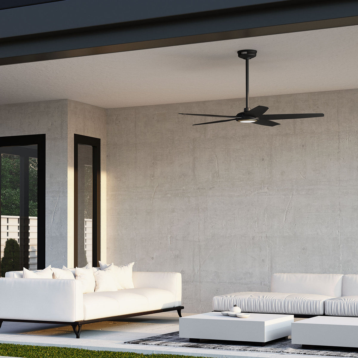 Hunter - 53642 - 44" Ceiling Fan - Zentech - Matte Black
