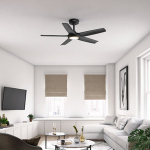 Hunter - 53642 - 44" Ceiling Fan - Zentech - Matte Black