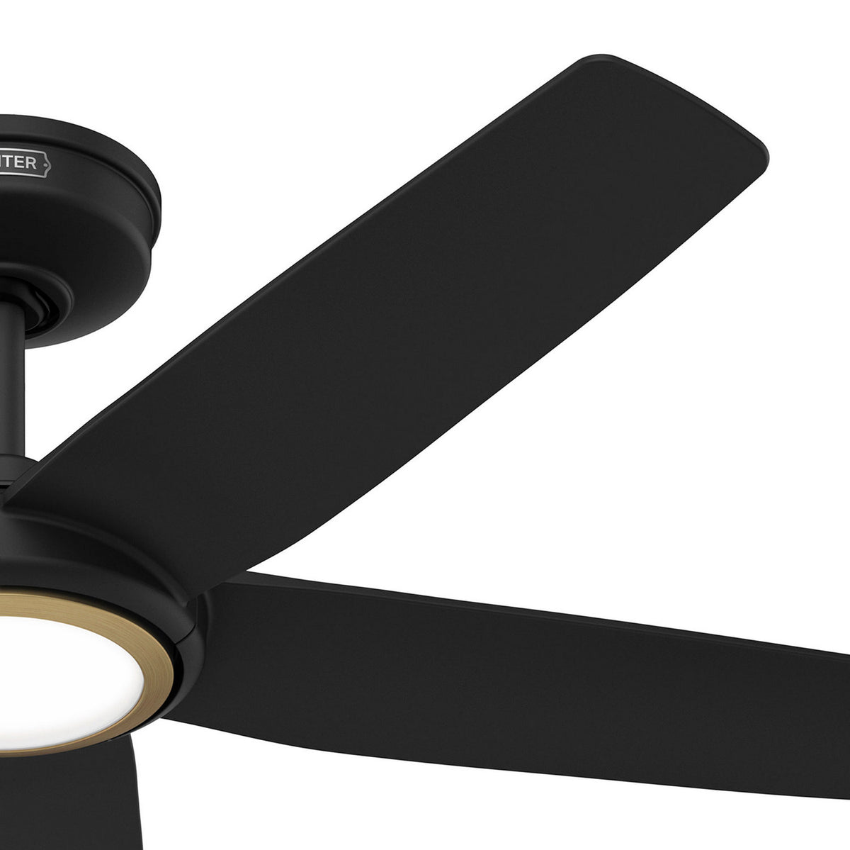 Hunter - 53642 - 44" Ceiling Fan - Zentech - Matte Black