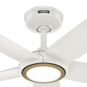 Hunter - 53642 - 44" Ceiling Fan - Zentech - Matte Black