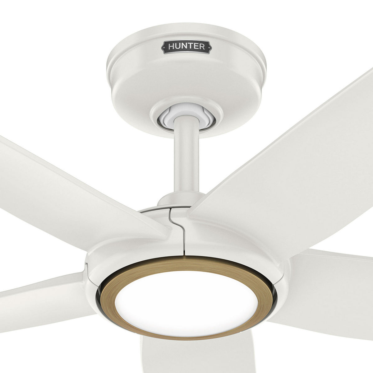 Hunter - 53642 - 44" Ceiling Fan - Zentech - Matte Black