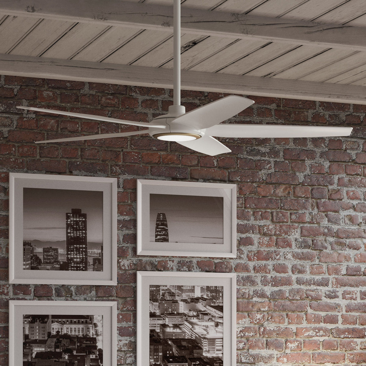 Hunter - 53642 - 44" Ceiling Fan - Zentech - Matte Black