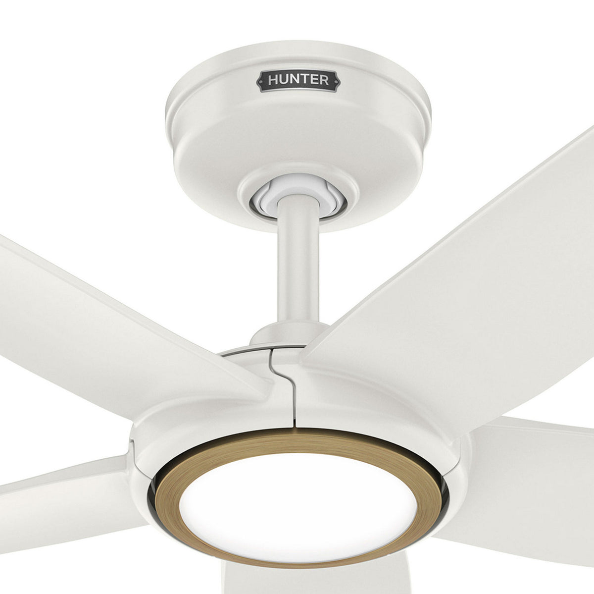 Hunter - 53642 - 44" Ceiling Fan - Zentech - Matte Black