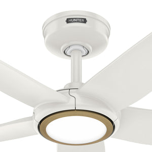 Hunter - 53642 - 44" Ceiling Fan - Zentech - Matte Black