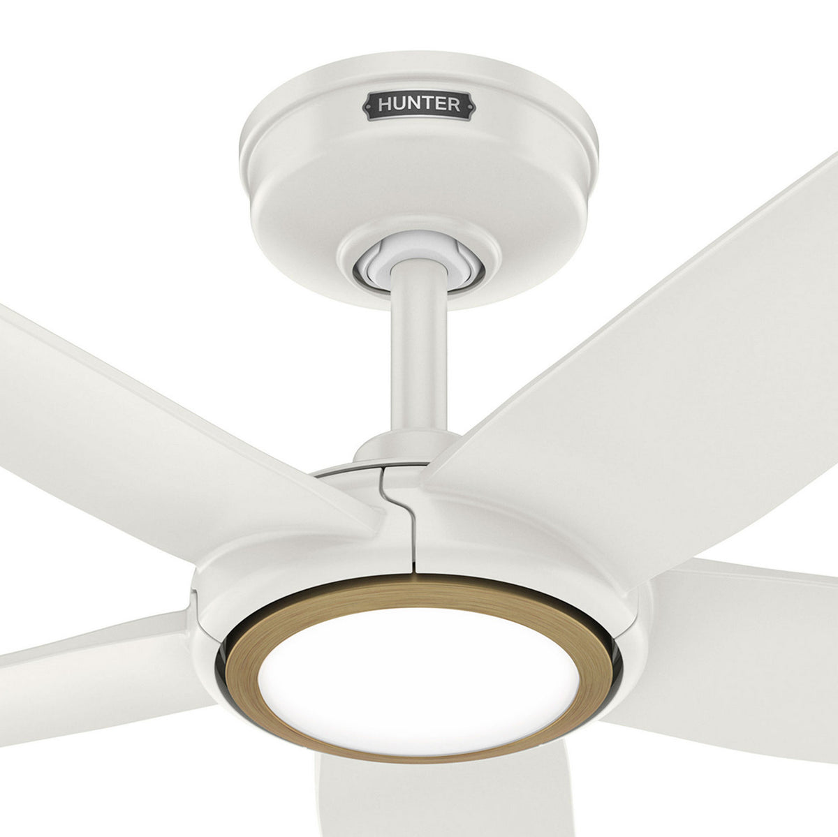 Hunter - 53642 - 44" Ceiling Fan - Zentech - Matte Black