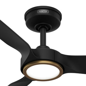 Hunter - 53642 - 44" Ceiling Fan - Zentech - Matte Black