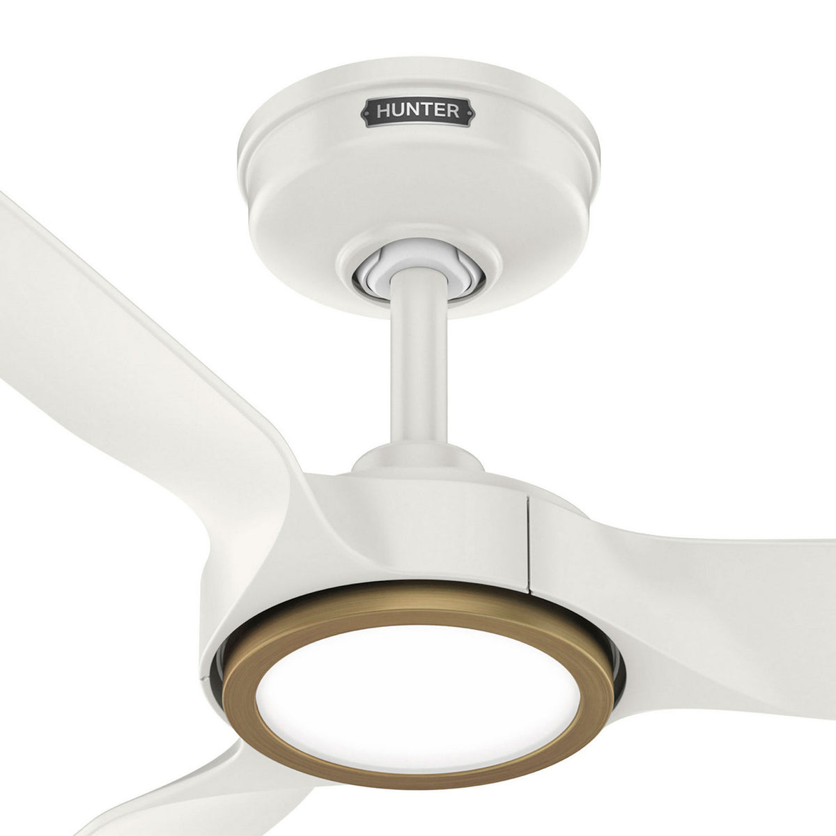 Hunter - 53642 - 44" Ceiling Fan - Zentech - Matte Black