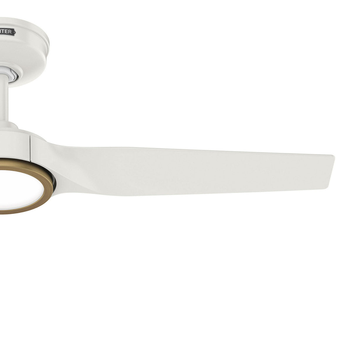 Hunter - 53642 - 44" Ceiling Fan - Zentech - Matte Black
