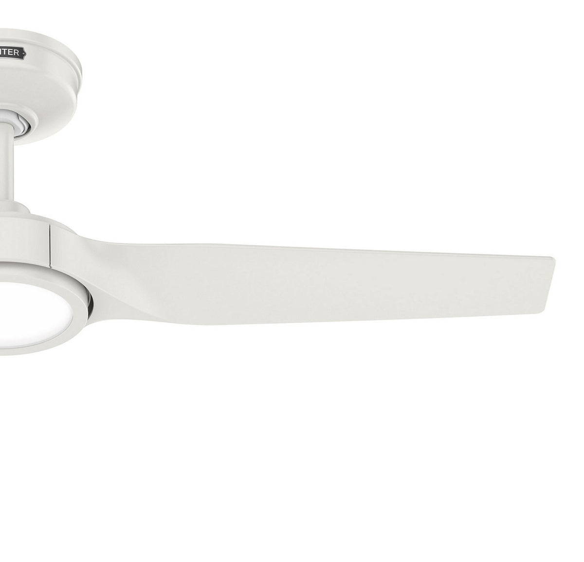 Hunter - 53642 - 44" Ceiling Fan - Zentech - Matte Black