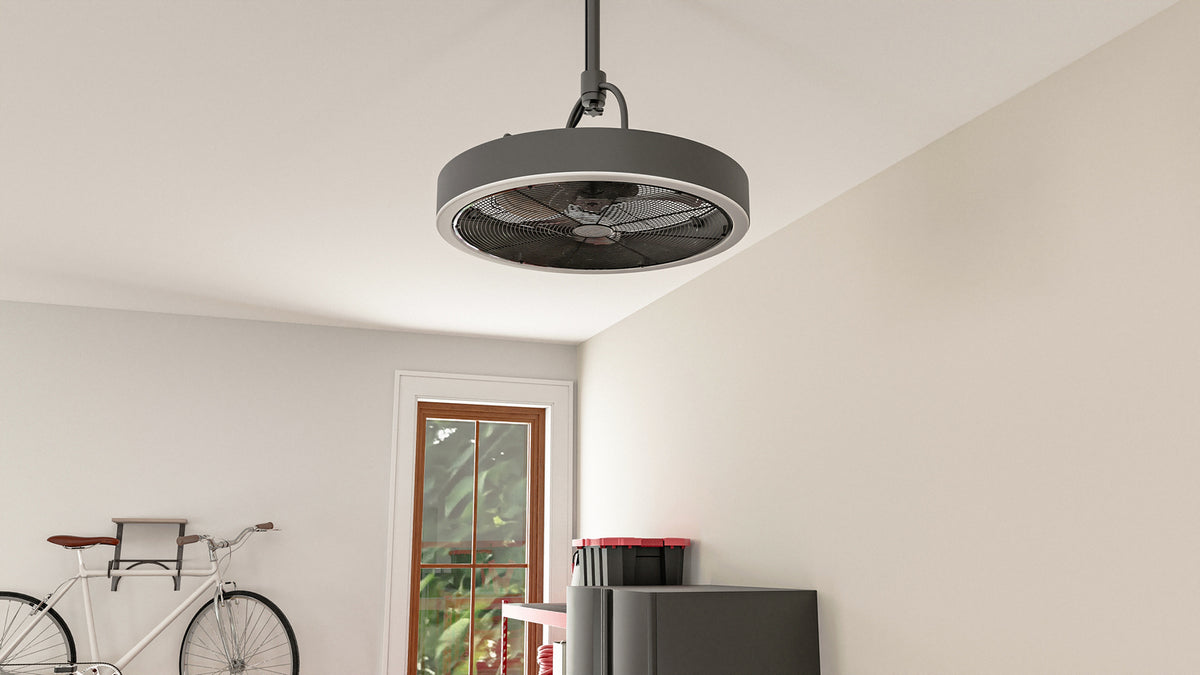 Hunter - 97319 - Garage Fan - Matte Black