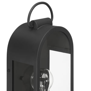 Hunter - 46058 - One Light Outdoor Wall Mount - Kendra Bell - Matte Black