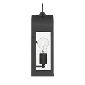 Hunter - 46058 - One Light Outdoor Wall Mount - Kendra Bell - Matte Black