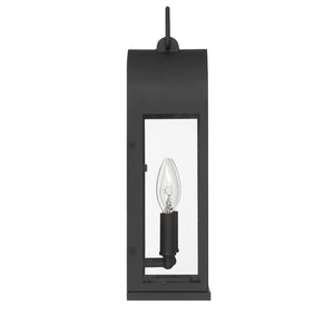Hunter - 46058 - One Light Outdoor Wall Mount - Kendra Bell - Matte Black