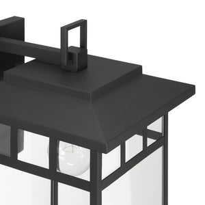 Hunter - 46070 - One Light Outdoor Wall Mount - Yancy House - Matte Black