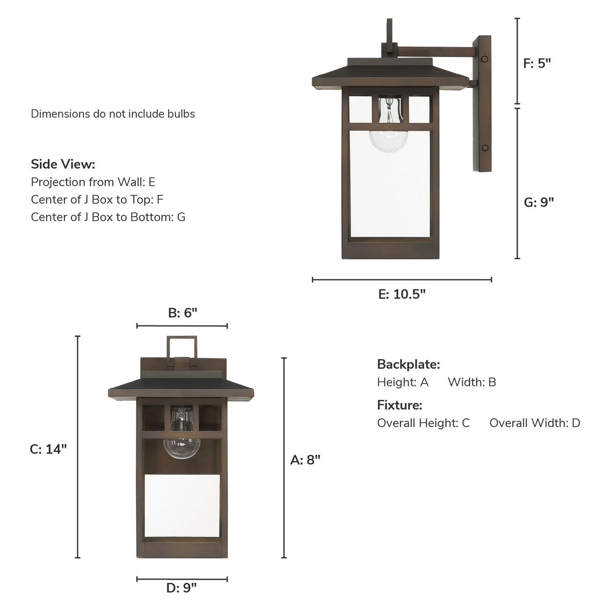 Hunter - 46070 - One Light Outdoor Wall Mount - Yancy House - Matte Black