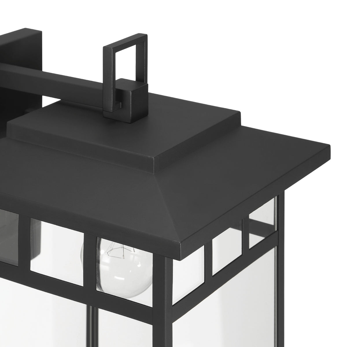 Hunter - 46070 - One Light Outdoor Wall Mount - Yancy House - Matte Black