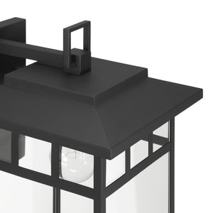 Hunter - 46070 - One Light Outdoor Wall Mount - Yancy House - Matte Black