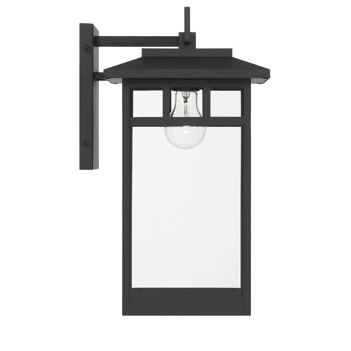 Hunter - 46070 - One Light Outdoor Wall Mount - Yancy House - Matte Black