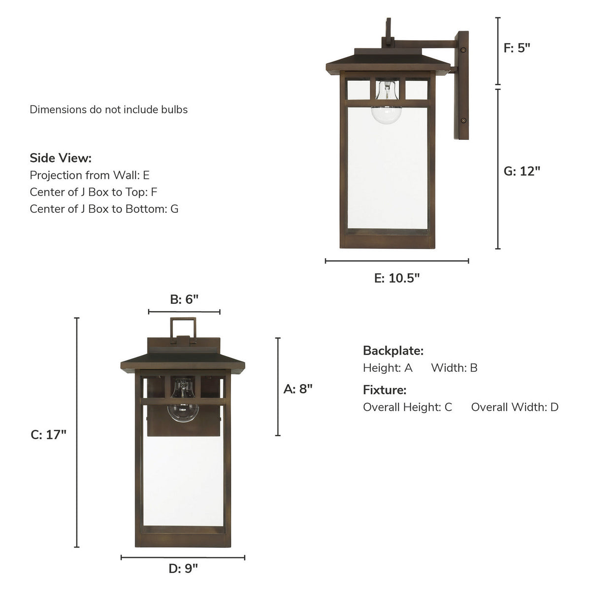 Hunter - 46070 - One Light Outdoor Wall Mount - Yancy House - Matte Black