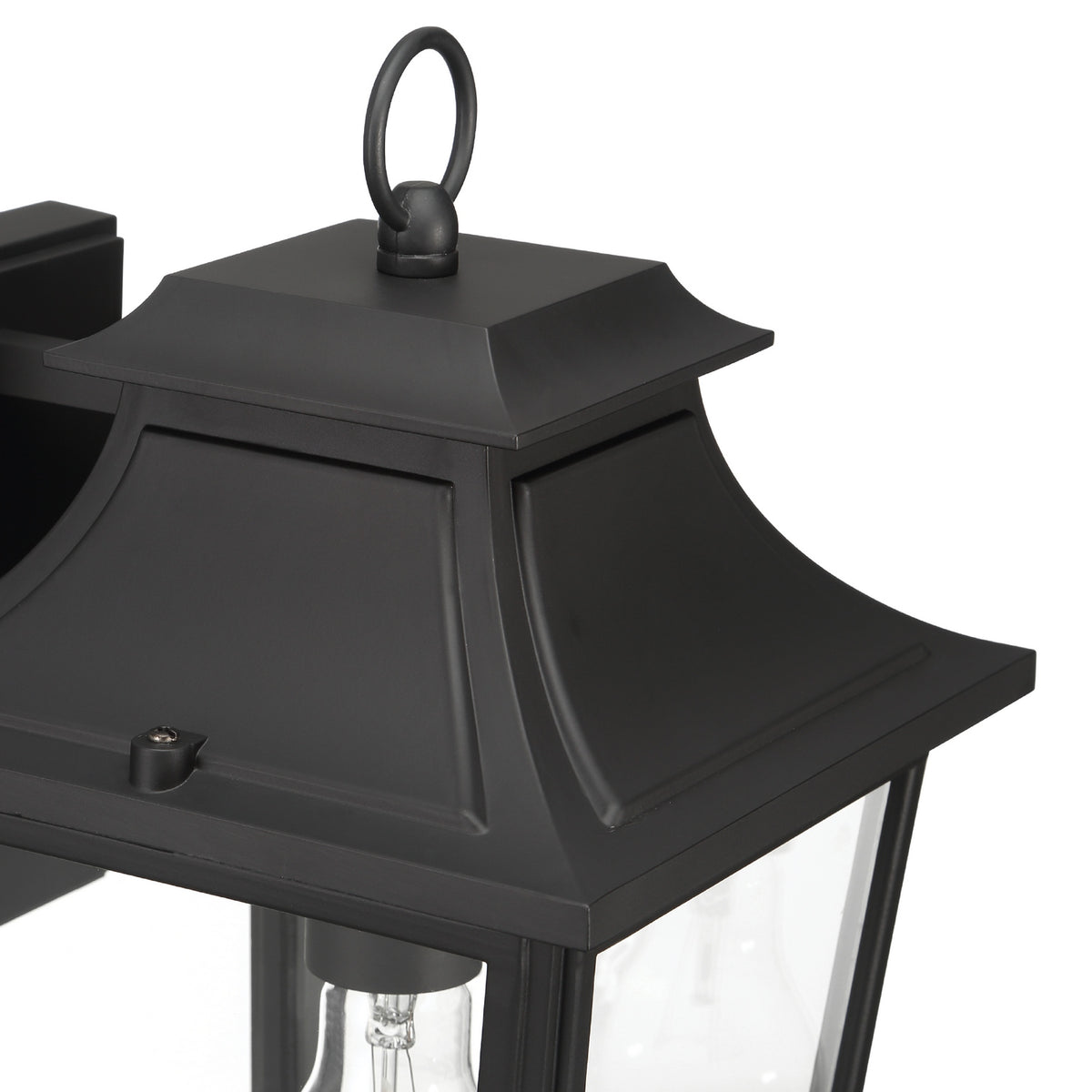 Hunter - 46080 - One Light Outdoor Wall Mount - Spring Cove - Matte Black