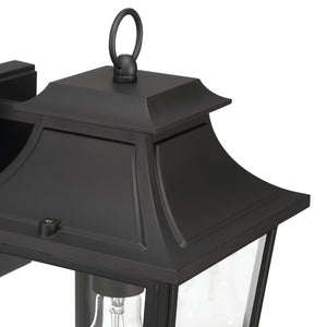 Hunter - 46080 - One Light Outdoor Wall Mount - Spring Cove - Matte Black