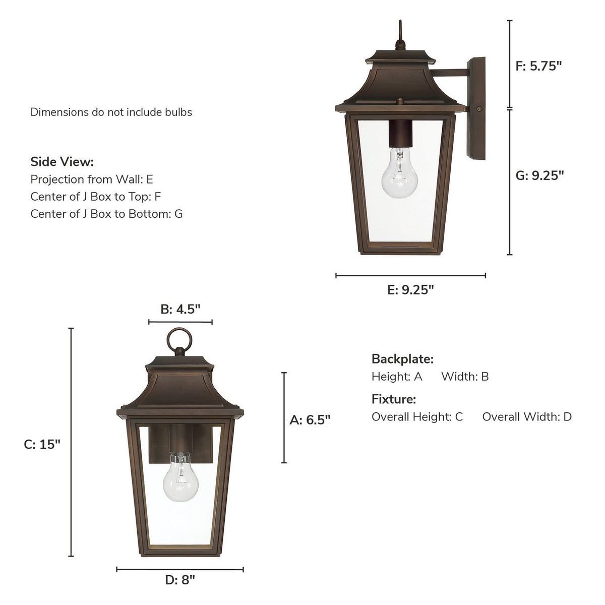 Hunter - 46080 - One Light Outdoor Wall Mount - Spring Cove - Matte Black