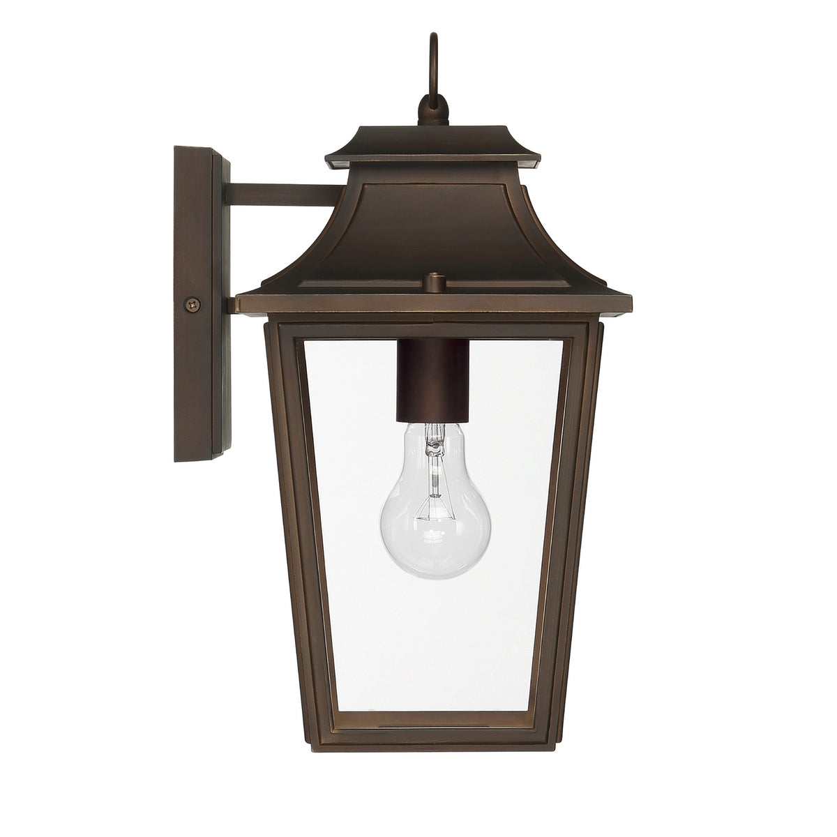Hunter - 46080 - One Light Outdoor Wall Mount - Spring Cove - Matte Black