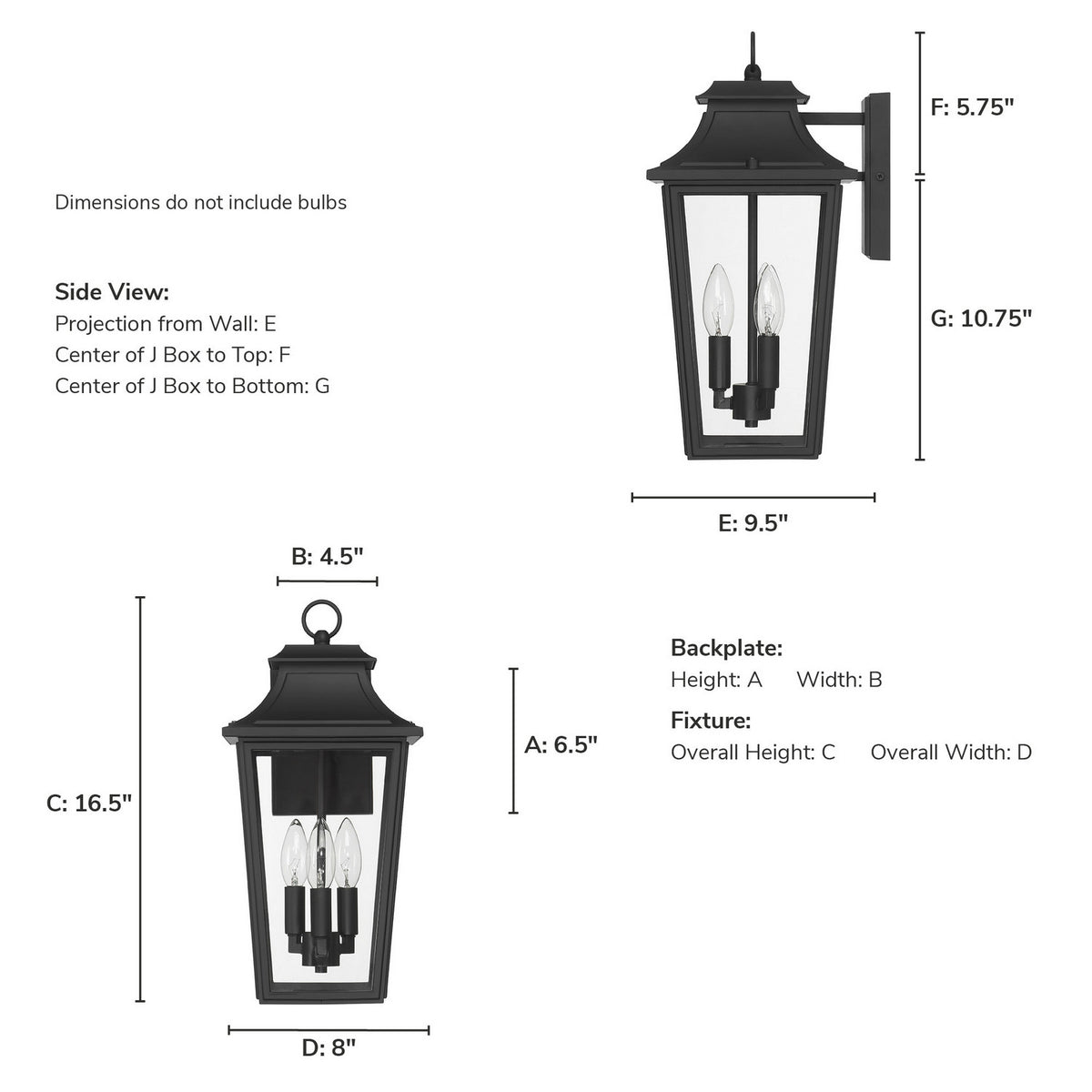 Hunter - 46080 - One Light Outdoor Wall Mount - Spring Cove - Matte Black