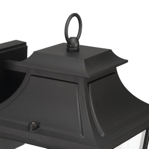 Hunter - 46080 - One Light Outdoor Wall Mount - Spring Cove - Matte Black