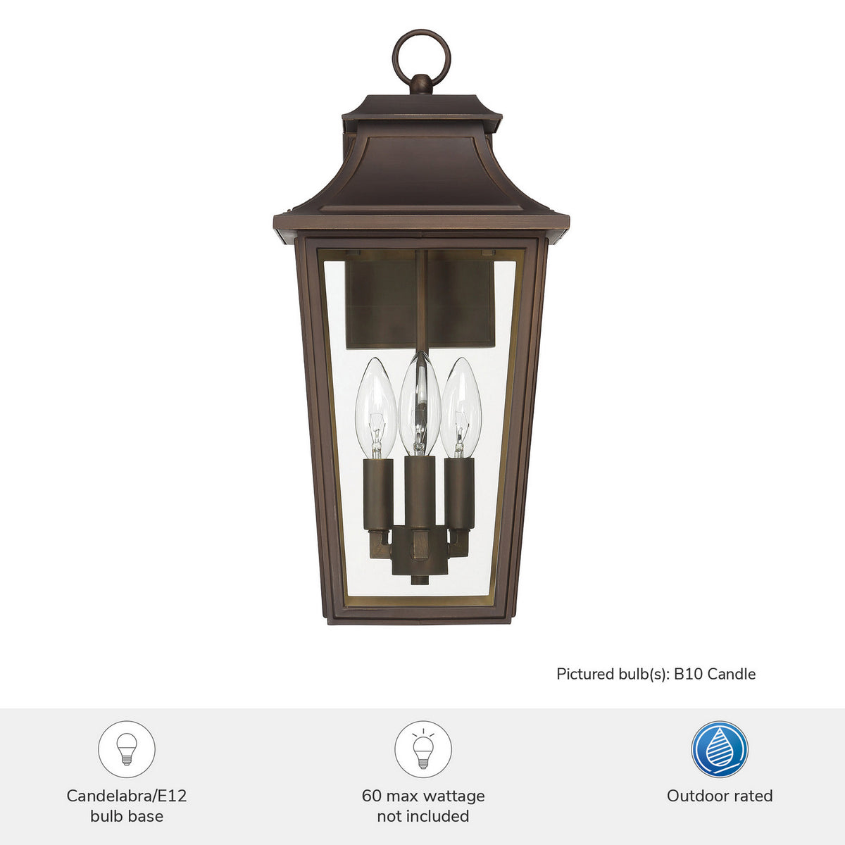 Hunter - 46080 - One Light Outdoor Wall Mount - Spring Cove - Matte Black