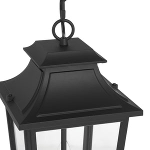 Hunter - 46084 - Three Light Outdoor Pendant - Spring Cove - Matte Black