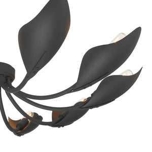 Hunter - 48222 - Ten Light Chandelier - Juneway - Matte Black