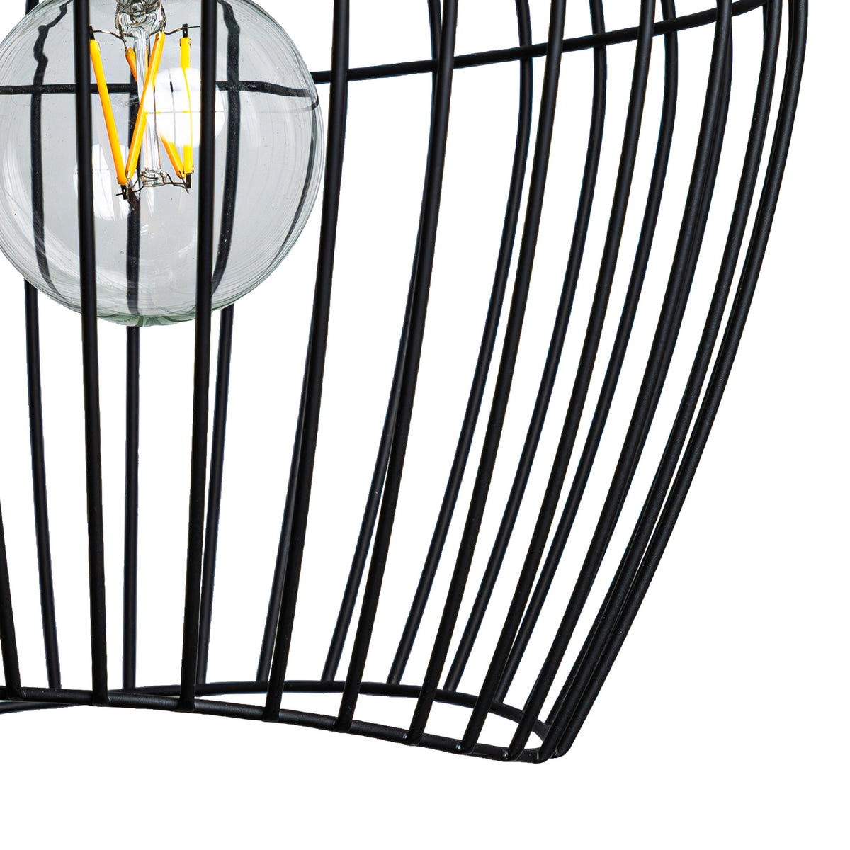 Hunter - 48240 - One Light Pendant - Redding - Matte Black