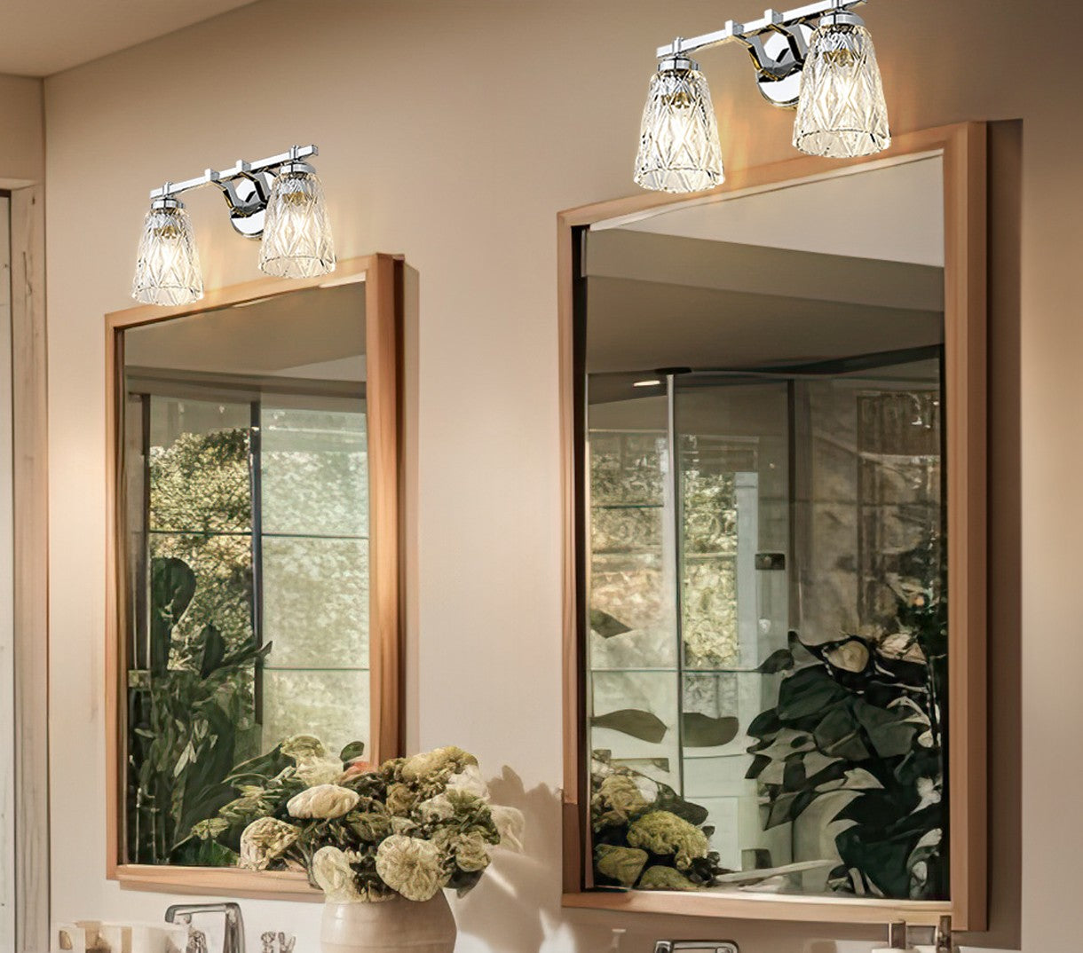 Z-Lite - 1960-2V-CH - Two Light Vanity - Andree - Chrome