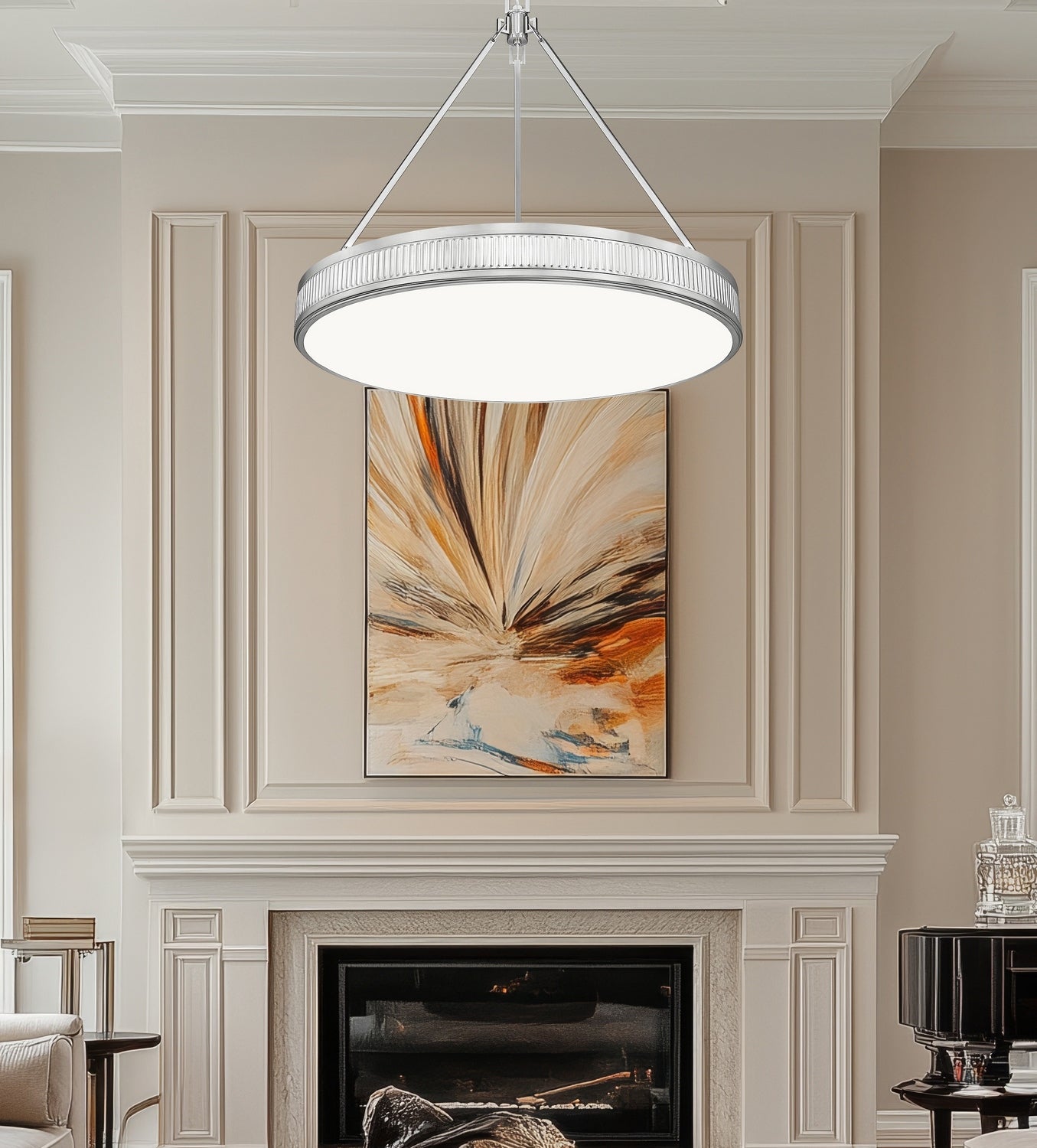 Z-Lite - 3046P32-SN-LED - LED Pendant - Quinn - Satin Nickel