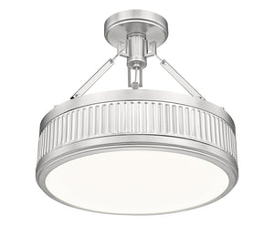 Z-Lite - 3046SF15-SN-LED - LED Semi Flush Mount - Quinn - Satin Nickel