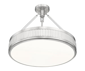 Z-Lite - 3046SF22-SN-LED - LED Semi Flush Mount - Quinn - Satin Nickel