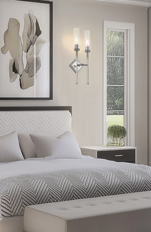 Z-Lite - 3047-2S-BN - Two Light Wall Sconce - Esme - Brushed Nickel