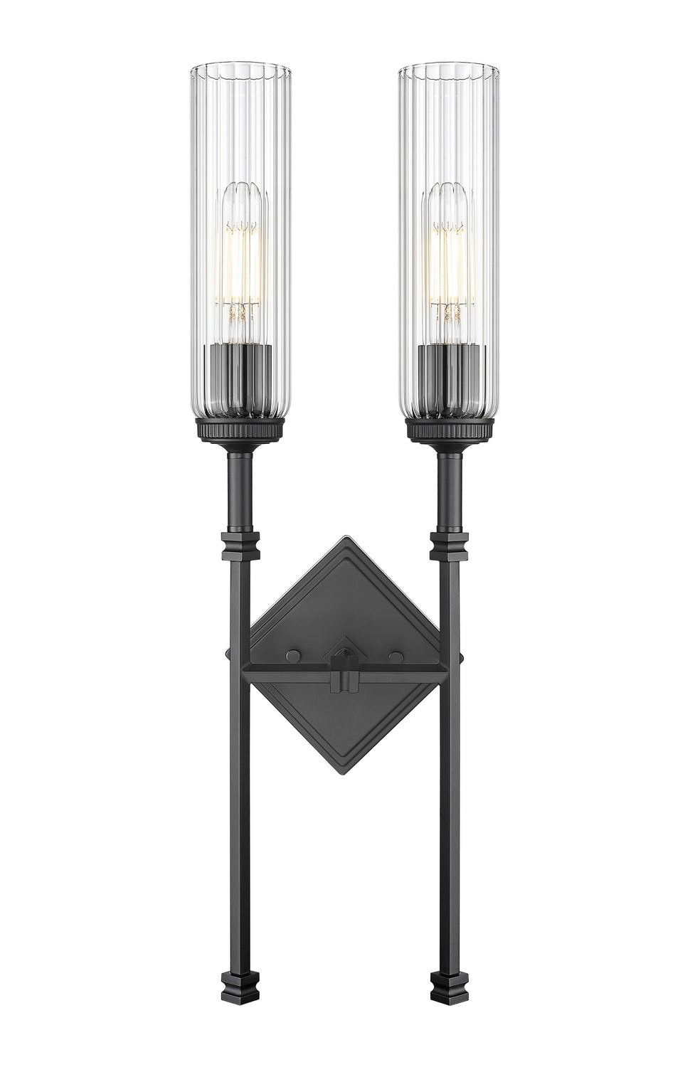 Z-Lite - 3047-2S-MB - Two Light Wall Sconce - Esme - Matte Black