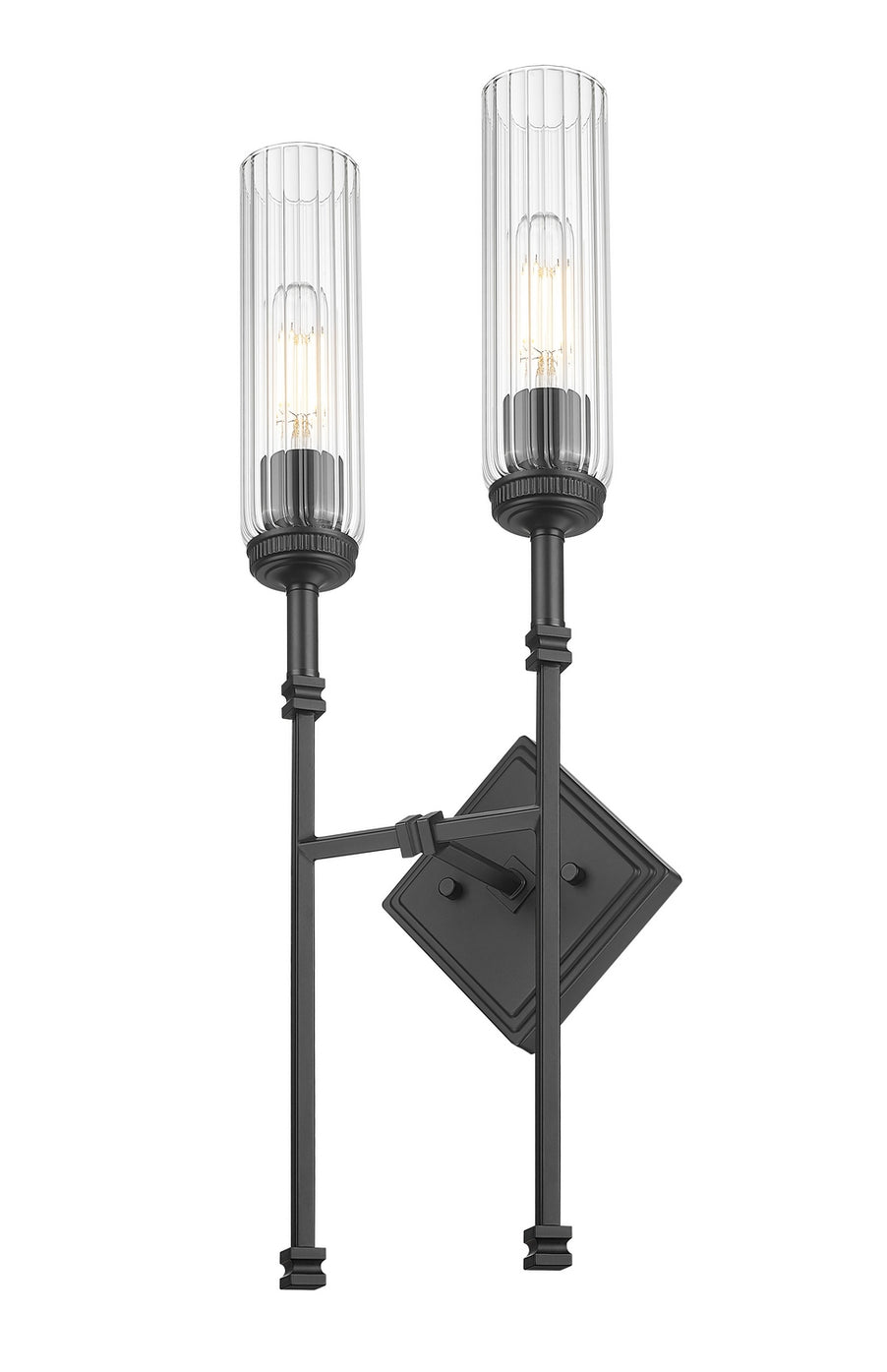 Z-Lite - 3047-2S-MB - Two Light Wall Sconce - Esme - Matte Black