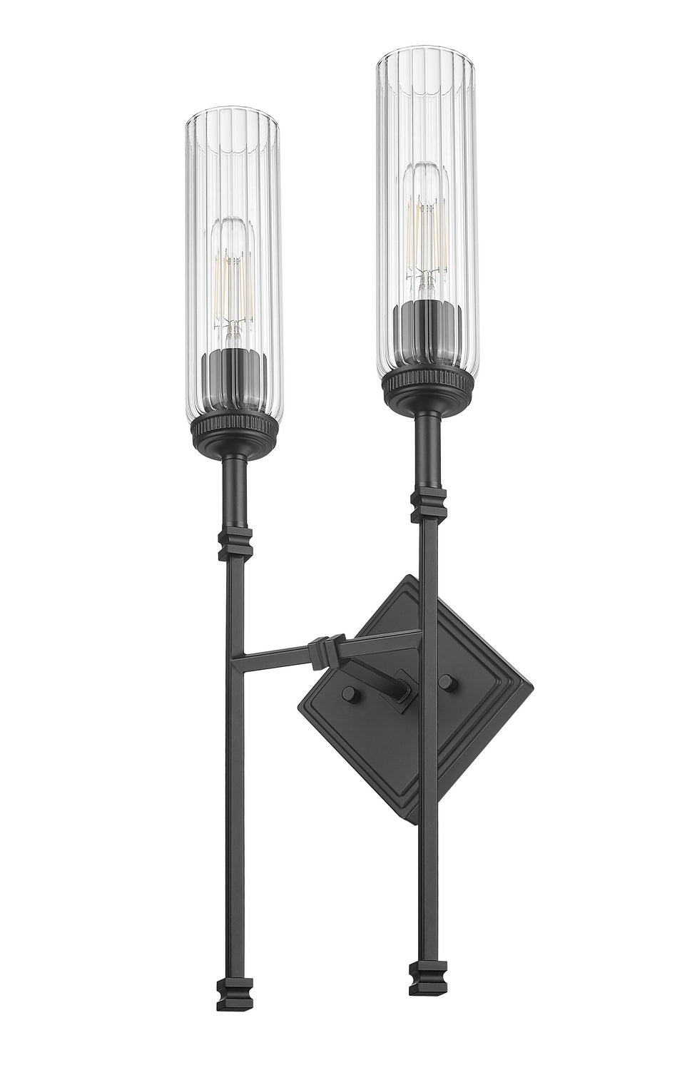 Z-Lite - 3047-2S-MB - Two Light Wall Sconce - Esme - Matte Black