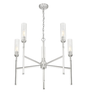 Z-Lite - 3047-5BN - Five Light Chandelier - Esme - Brushed Nickel