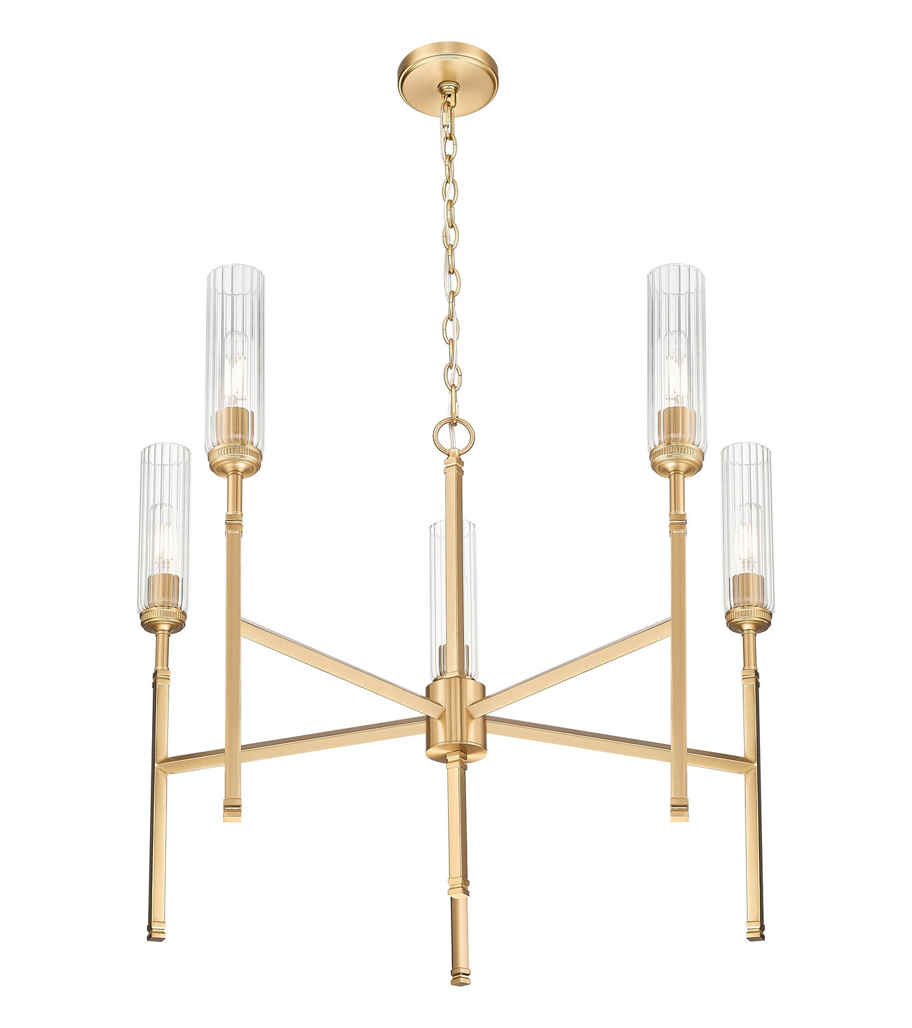 Z-Lite - 3047-5MGLD - Five Light Chandelier - Esme - Modern Gold