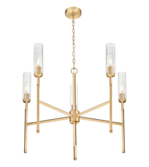 Z-Lite - 3047-5MGLD - Five Light Chandelier - Esme - Modern Gold