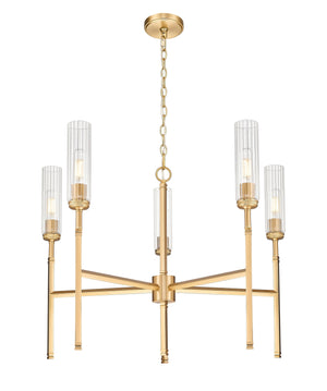 Z-Lite - 3047-5MGLD - Five Light Chandelier - Esme - Modern Gold