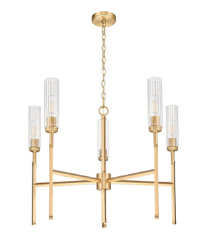 Z-Lite - 3047-5MGLD - Five Light Chandelier - Esme - Modern Gold