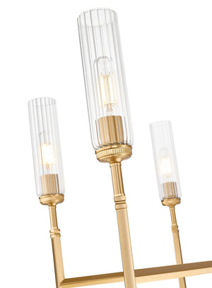 Z-Lite - 3047-6MGLD - Six Light Chandelier - Esme - Modern Gold