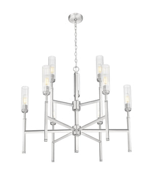 Z-Lite - 3047-9BN - Nine Light Chandelier - Esme - Brushed Nickel