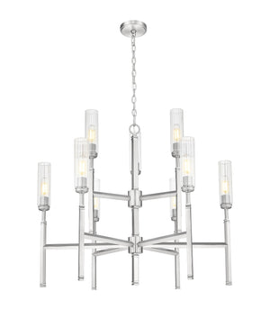 Z-Lite - 3047-9BN - Nine Light Chandelier - Esme - Brushed Nickel
